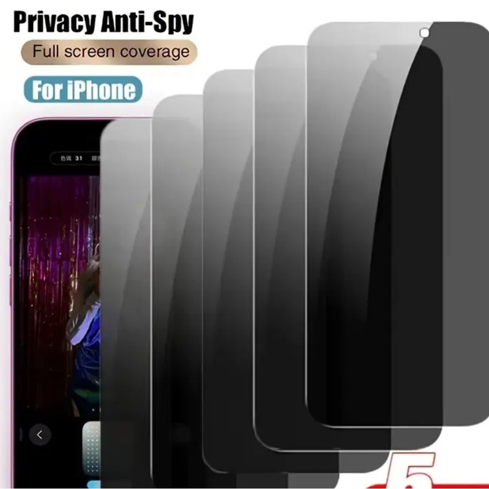 NWT iPhone 12 Anti Spy Screen Protector 5-Pack
